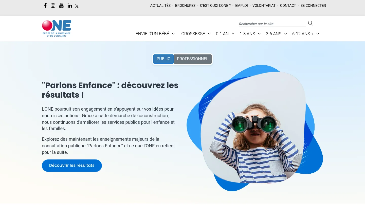 Consultation ONE de Charleroi